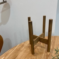（美品）standard products鉢➕植物スタンドの画像