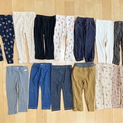 ベビー服90まとめ売り秋冬服のみ５０着の画像