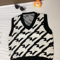 ニットベストセーターの画像