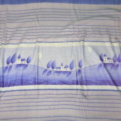 デラックスシーツ ブルー系 未使用の画像