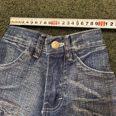 【未使用】デニムハーフパンツ 3枚セット　まとめ売りの画像