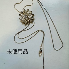 ネックレスとカチューシャと洗顔ヘアバンドの画像