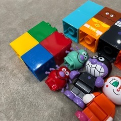 アンパンマン　キャラクター　ブロックの画像