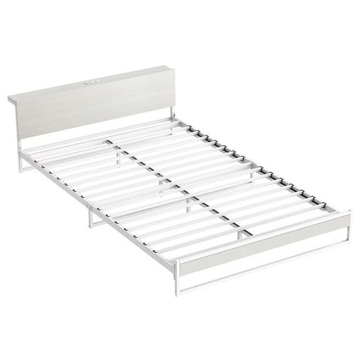 新品ベッドフレーム　セミダブル　コンセプト付き