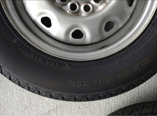 YOKOHAMA　SUPER VAN 145/80R12 タイヤセット