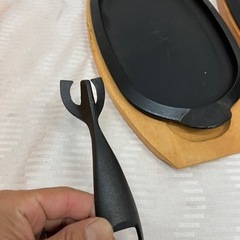 11214😺　ステーキプレート　鉄板　皿　2セット　南部鉄器の画像