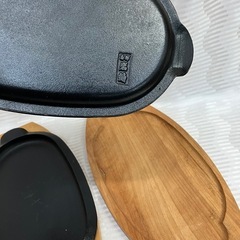 11214😺　ステーキプレート　鉄板　皿　2セット　南部鉄器の画像