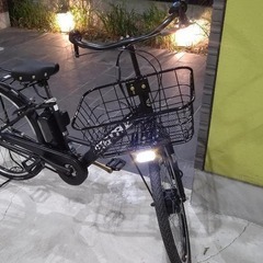 ステップクルーズｅ　回生充電機能付き　26インチ　電動自転車 ブリヂストン　マットブラック　22の画像