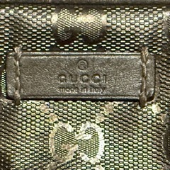 GUUCI ビジネスバッグ 茶系 グッチ バッグの画像