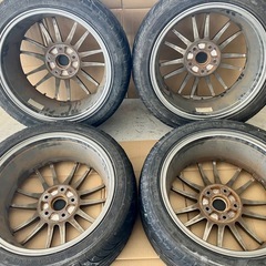 BBS ホイール タイヤ RD155 ホンダ純正オプション 17インチ PCD 114.3　オフセット7J +53の画像