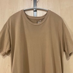 無印良品　半袖ワンピース　太番手天竺編みフレアワンピースの画像