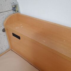 シングルベッド　収納付きの画像