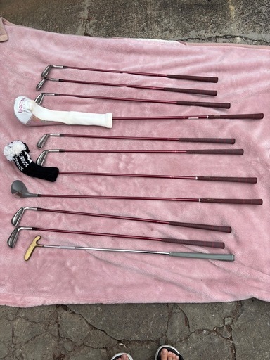 最終値下げ！　ゴルフバック　フルセット　レディース用　美品　中古品　ゴルフ　ゴルフ用品