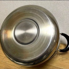 ヨシカワ SH9087 クックルックパスタポット22cm 3層　パスタ　鍋　大の画像