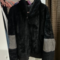 (中古)RAGE BLUE レイジブルー フリース ボア ジャケット ブルゾン  ブラックの画像