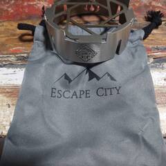 未使用　ESCAPE CITY チタン製五徳付き風防 SOTO ST-310/ ST-330の画像