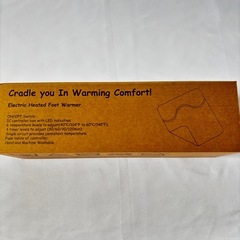 電気 足温器 フットウォーマー ホットマット ６段階温度調整 省エネ 丸洗い可 電気毛布 暖房器具 冷え症対策 PSE認証済みの画像