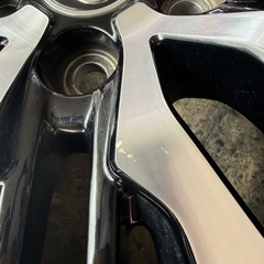 30系ヴェルファイア後期純正切削光輝18インチアルミホイールタイヤセット　新車装着タイヤ TOYO PROXES R30 19年製造の画像