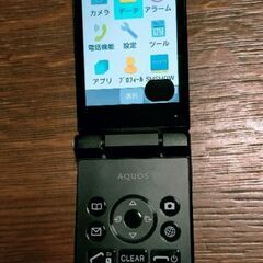 ガラケー SH-N01 SIMフリー注意事項ありの画像