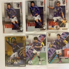 バンダイ サッカー日本代表 トレーディングカードの画像