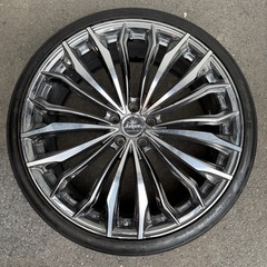 30系アルファードヴェルファイア向けタイヤホイールセット　22インチKranze Felzen358evo Nitto invo の画像