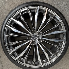 30系アルファードヴェルファイア向けタイヤホイールセット　22インチKranze Felzen358evo Nitto invo の画像