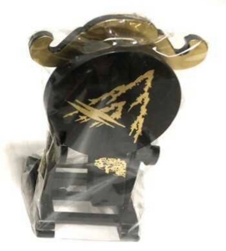 未開封 ほぼ新品 雛人形 鏡 金 ひな人形 雛道具