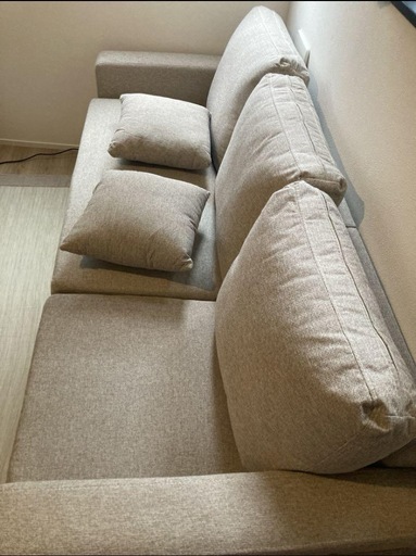 引き取りのみ　ニトリ　YAMAZEN コンセント付きカウチソファ