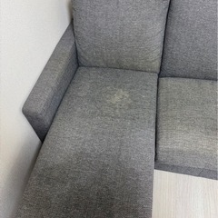 L字ソファー3人掛けの画像