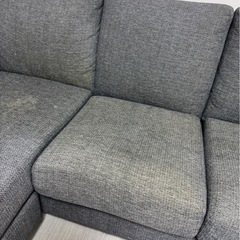 L字ソファー3人掛けの画像