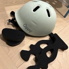 美品！アイデス　キャッピープチ　幼児用ヘルメット　自転車の画像