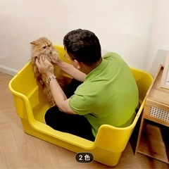 特大サイズの猫トイレ！未使用です！の画像