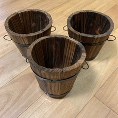 おしゃれなミニ鉢入れ3つセットの画像