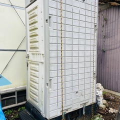 仮設トイレ　中古　　汲取り式　簡易水洗　フットポンプ幅 870 
の画像