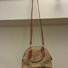 COACH コーチ　2WAY　クロスボディ　バッグ　ピンクの画像