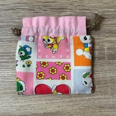 ハンドメイド レトロ ポーチ　の画像
