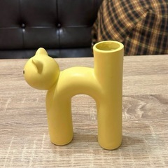 ねこ 花瓶の画像