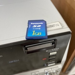 Panasonic SA-PM730SD コンポ+パナソニックSDカード1gbの画像