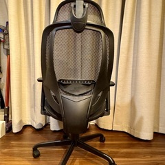 【ニトリ】黒デスクチェアの画像