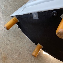 コーナーソファー　白　の画像