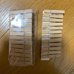 木製クリップの画像