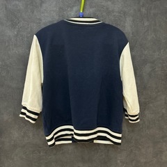 GU しなぷしゅ　アウター　ジャケット ネイビーとホワイト　90サイズの画像