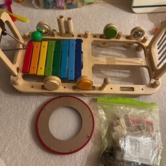 木の楽器のおもちゃの画像