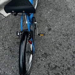 可愛い　水色の自転車の画像