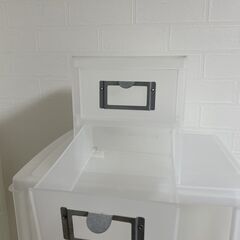 収納ケース小×１、大×１の画像