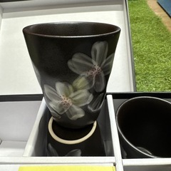 【新品未使用】Sango 湯飲みと急須セット はなあかりの画像