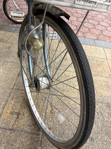 26インチ自転車　オートライト付