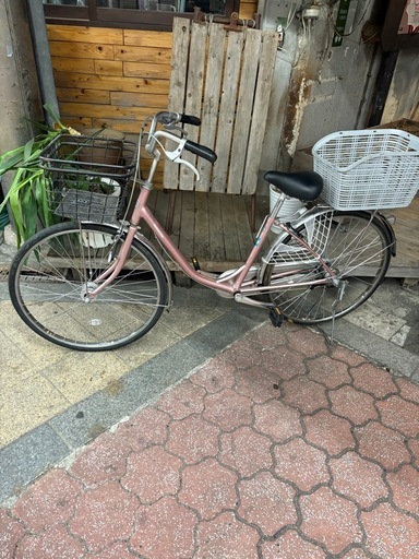 BRIDGESTONE 26インチ自転車　オートライト付