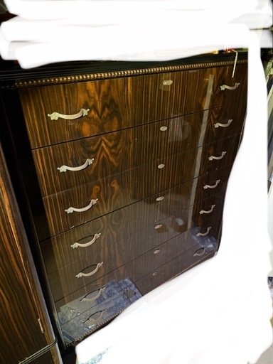 至急売買希望‼️ 値下げ交渉あり　高級 桐箪笥 黒檀 和箪笥 7段 アンティーク 収納家具 無垢材 和モダン