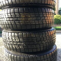 195/65R15 冬用スタッドレスタイヤ　アルミ4本セット　カローラアクシオ（１４０系）　フィールダー（１４０系）オーラ（１３系）ホイール綺麗です。の画像